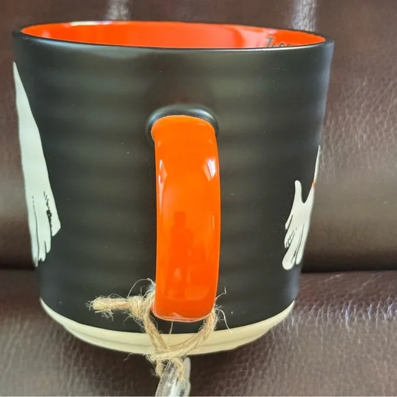 Together Furever - Ghost Playing with Dog Stoneware Halloween Mug - Picture 5 of 7